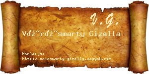 Vörösmarty Gizella névjegykártya