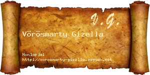 Vörösmarty Gizella névjegykártya